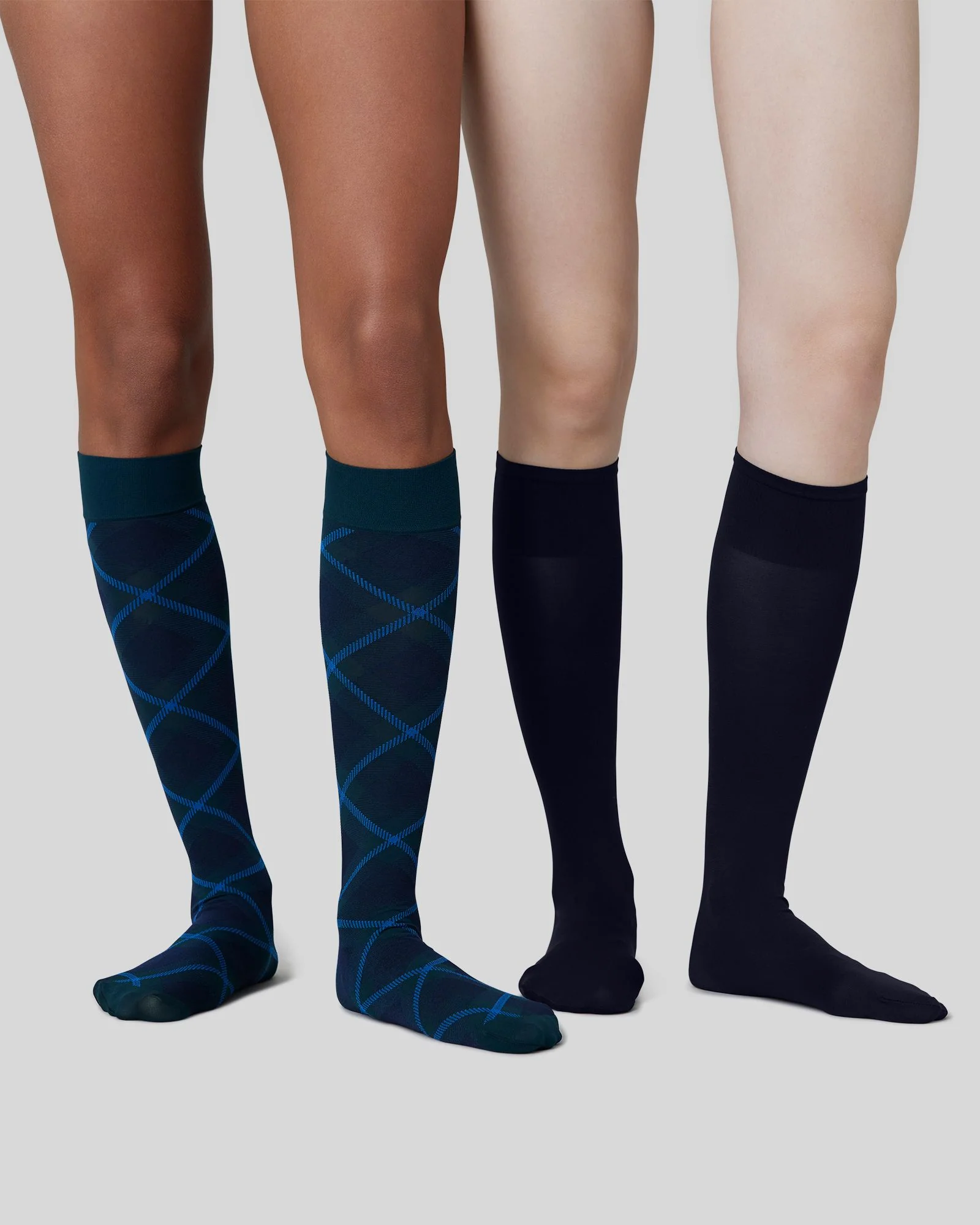 2-Pack Franka Check & Solid Knee-Highs - Image 3