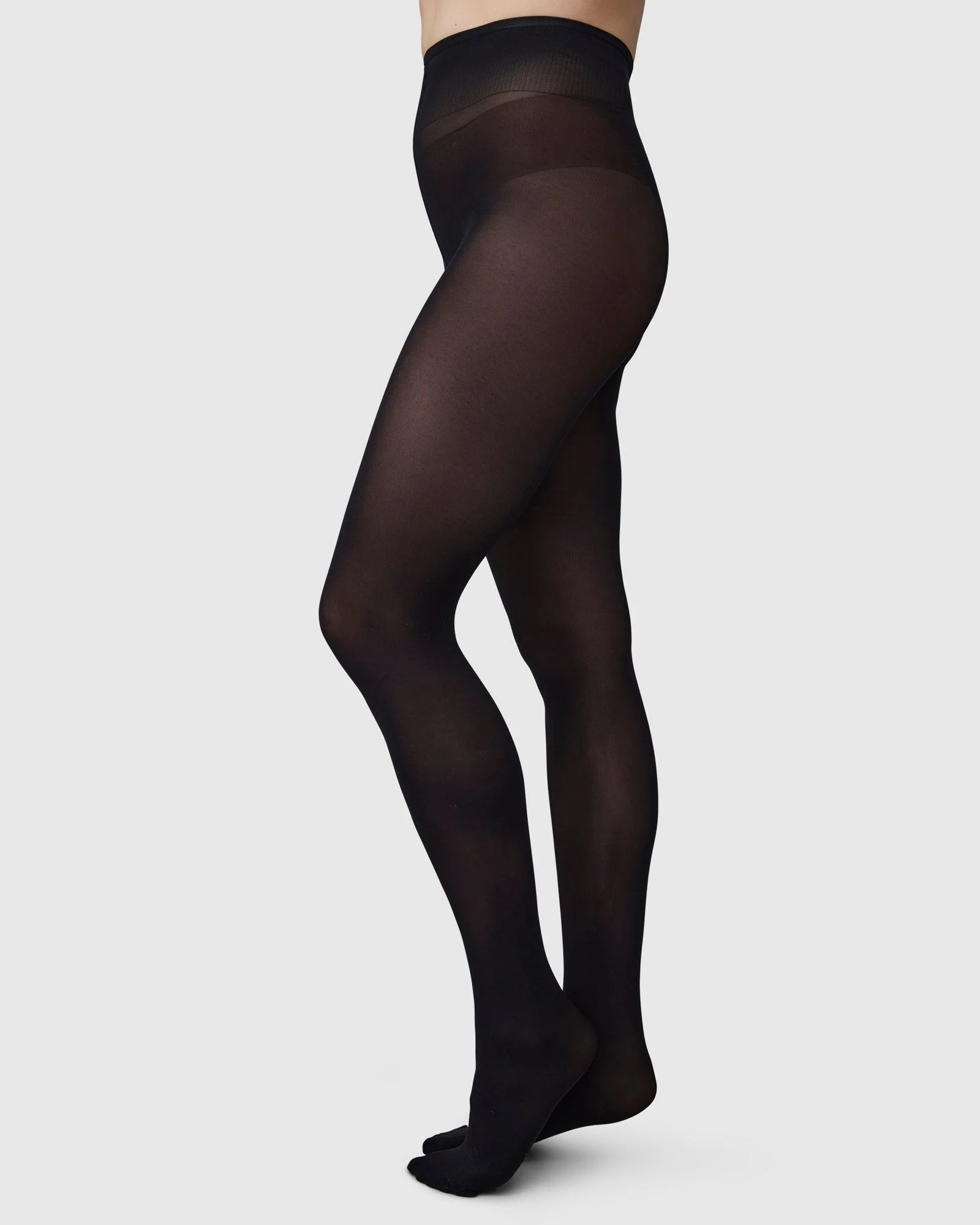 3-Pack Black Tights: Olivia, Svea & Doris - Image 4