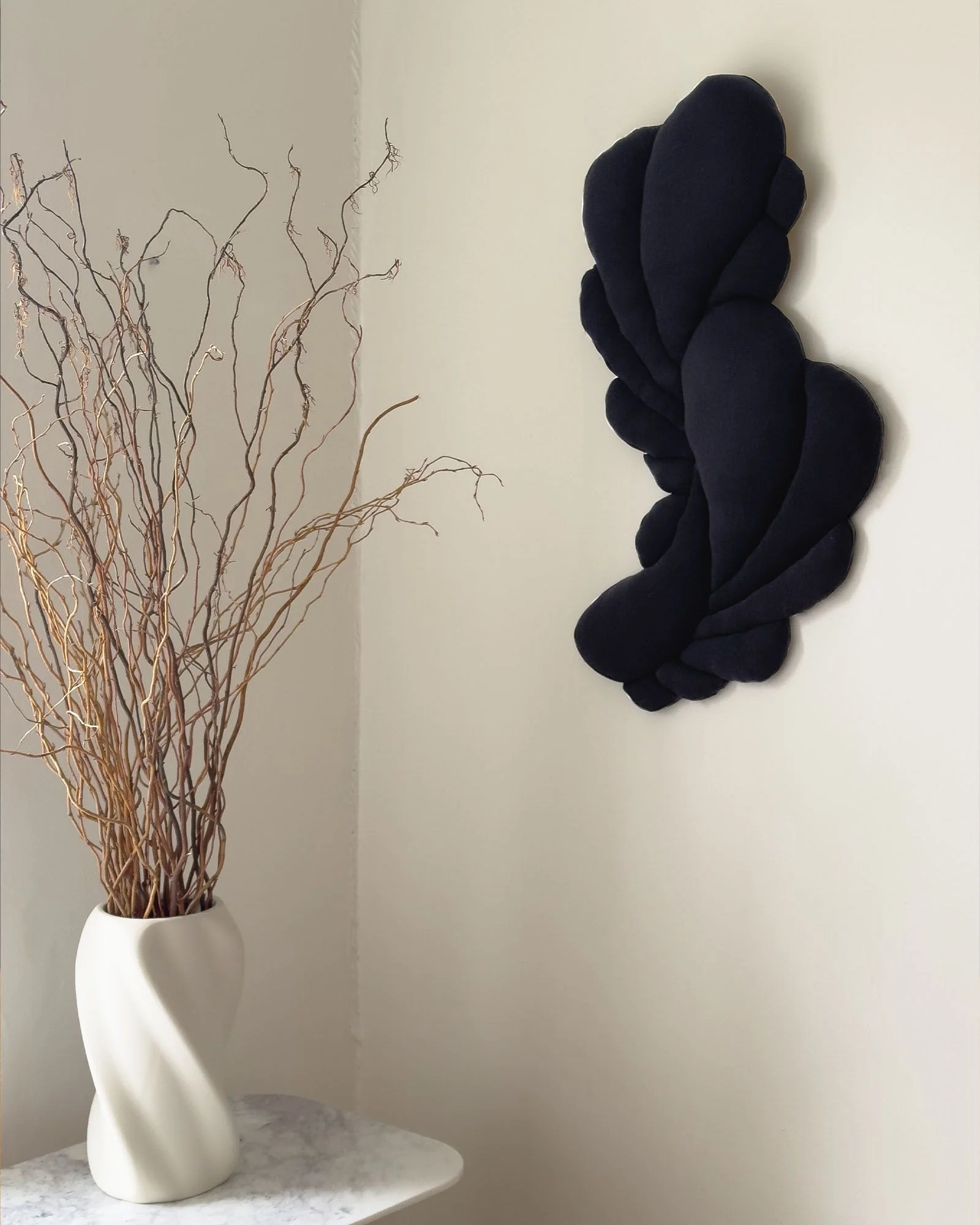 Obsidian Textile Artwork - Image 2