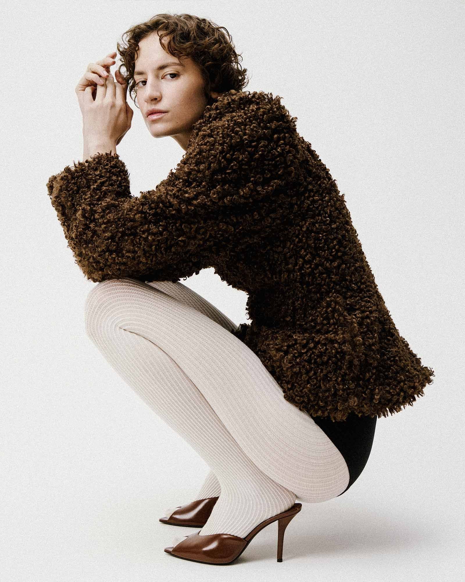 Zoe Ribbed Tights